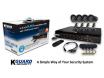 KIT COMBO 8 CANAIS C/4 CAMERAS KGUARD